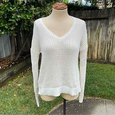 #ad Marled V Neck Pull Over Sweater Women#x27;s Size Small $10.00