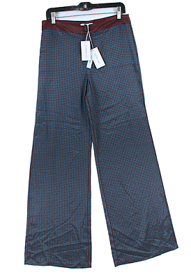 #ad Derek Lam 10 Crosby Wide Legs Silk Pants Women#x27;s Size 8 $52.99