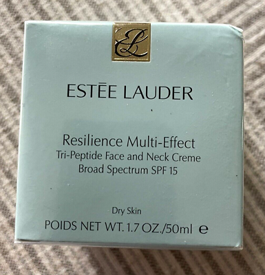 #ad Estee Lauder Resilience Multi Effect Tri Peptide Face Creme SPF15 Dry Skin 1.7oz $35.00