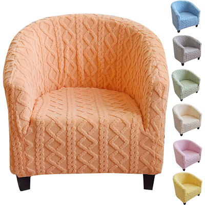 #ad Elastic Stretch Tub Chair Cover Armchair Seat Sofa Covers Full Slipcover Home ❤ $6.99