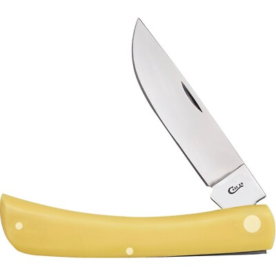 #ad CASE XX KNIFE LARGE SOD BUSTER YELLOW HANDLES quot;CARBON STEEL BLADEquot; 4 5 8quot; $39.99