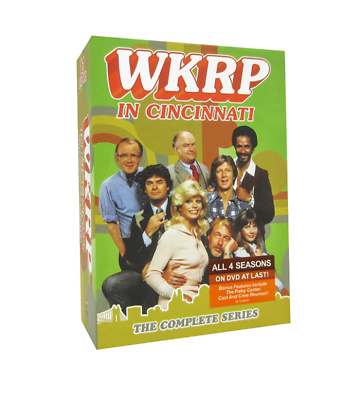 #ad WKRP in Cincinnati: The Complete Series Seasons 1 4 DVD 13 Discs Fast Shipping $21.80