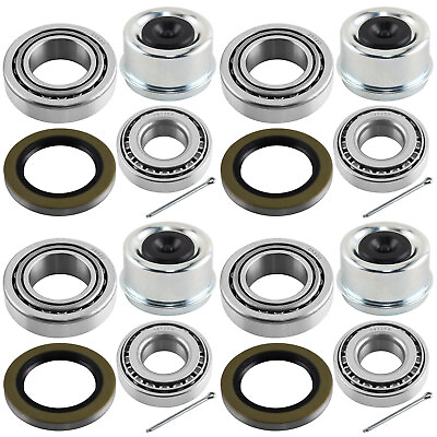 #ad 4 Kits Trailer Bearing Seal Kit axle 1.75quot; x 1.25quot;For 6000 7000 lbs 8 lug $74.52