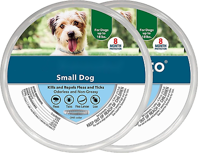#ad 2Packs Flea amp; Tick Collar For Small Dogs 8 Month Protection $23.59