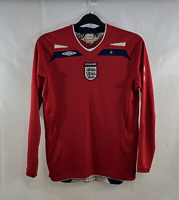 #ad England L S Away Football Shirt 2008 10 Adults XS Umbro C178 GBP 29.99