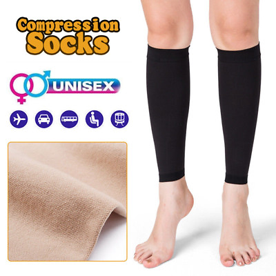 #ad Calf Compression Socks 20 30 mmhg Circulation Stockings Varicose Veins Sleeves $19.08