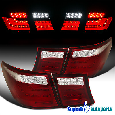 #ad Fits 2007 2009 Lexus LS460 LED Tail Trunk Lamps Rear Brake Lights Red 4PCS $247.48