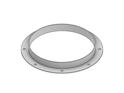 #ad New 12quot; Diameter Angle Iron Duct Mounting Flange $24.99