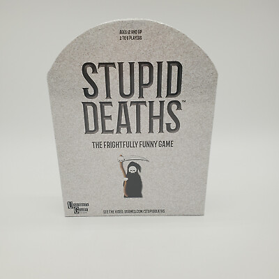 #ad Stupid Deaths: The Frightfully Funny Game Board Game $17.99
