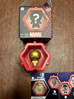 #ad SUPER RARE IRON MAN Metallic Marvel Nano Pods Mystery Figure Wow Stuff Avengers $999.99