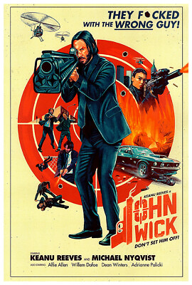 #ad John Wick US Alternate Movie Poster $10.99