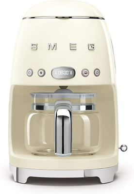 #ad Smeg Retro Style Coffee Maker Machine 17.3 X 12.8 X 11.3 Cream $229.99
