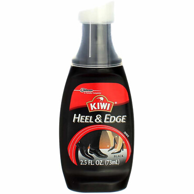 #ad Kiwi Heel amp; Edge Shoe Finish Black 2.5 fl oz $10.02