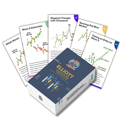 #ad Stock Market Flash Cards for High Probability Elliott Wave Technical Analysis $39.99