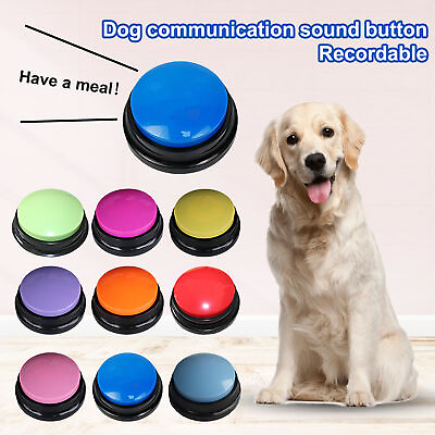 #ad Recordable Talking Easy Voice Recording Sound Button Kids Pet Dog Gift Toy $10.63