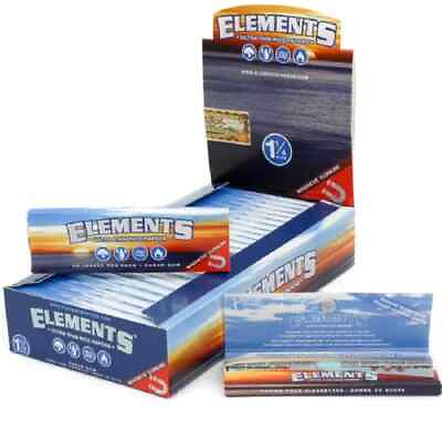 #ad #ad 😎ELEMENTS 25 PACK 1 Box 🧡1 1 4 SIZE 💚RICE PAPER💛ULTRA THIN $28.00