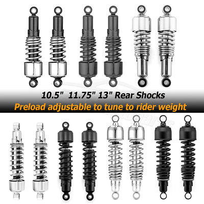 #ad 10.5quot; 11.75quot; 13quot; Rear Shocks For Harley Sportster 883 XL 1200 48 72 Iron 1988 $79.99