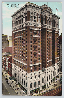 #ad Postcard McAlpin Hotel New York Street View Unposted $7.50