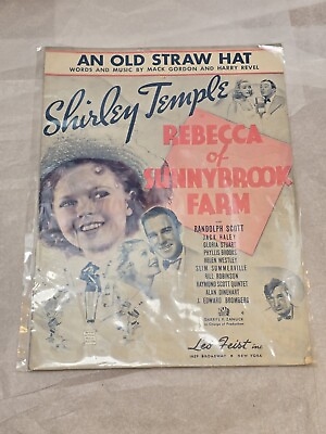 #ad Musical 2 pack sheet music REBECCA OF SUNNYBROOK FARM Shirley Temple $9.99
