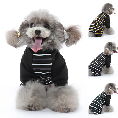 #ad Pet Jumpsuit Puppy Dog Overall Jacket Dog Sweater Dog Overall Dog Jacket $12.15
