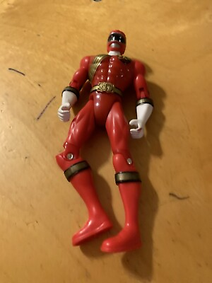 #ad Power Rangers Wild Force Action RED WILD FORCE POWER RANGER Figure p79V $14.30