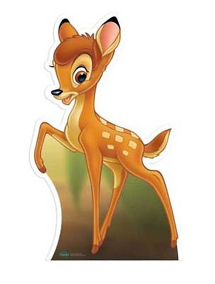 #ad BAMBI Disney classic deer fawn LIFESIZE party CARDBOARD CUTOUT STANDEE STANDUP GBP 35.99