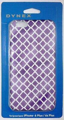 #ad NEW Dynex iPhone 6 PLUS 6s Tile Pattern Phone Case Purple White cute diamond $5.65