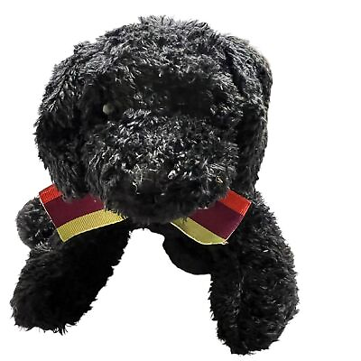 #ad Puppy Dog Plush Toy Adorable Stuffed Animal Cuddly Soft Black 6” Tall $18.18