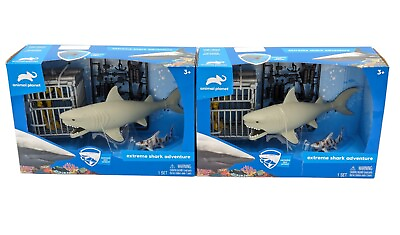 #ad 2 Set Of Animal Planet EXTREME SHARK ADVENTURE New in Box Ships Free $24.99