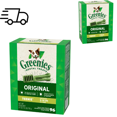 #ad Greenies Original Flavor Dental Dog Treats for Dogs 27 oz Box $44.52