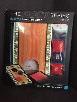 #ad New Desktop Beanbag Game Cornhole The Black Series $7.55