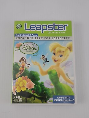 #ad Disney Fairies TinkerBell LeapFrog Leapster Learning Game Cartridge New PreK 1st $12.00