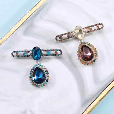 #ad Exaggerated Tassel Teardrop Brooch Fashion Dual purpose Pin Vintage Jewelry Gift $6.19