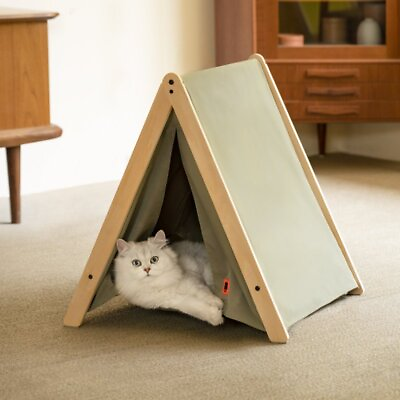 #ad Mewoofun Pet Portable Folding Tent Cat Hammock House Easy Assembly for Dog Cat $35.99