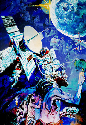 #ad Epcot Spaceship Earth Mural Entrance Poster Technology 11x17 Poster Print Disney $19.99