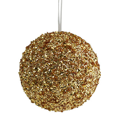#ad Northlight Gold Glitter Christmas Ball Ornament 6quot; 150mm $16.49