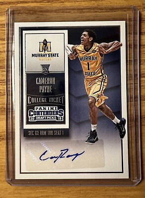 #ad 2015 Contenders Draft Picks Auto College Ticket Cameron Cam Payne Rookie Murray $24.99