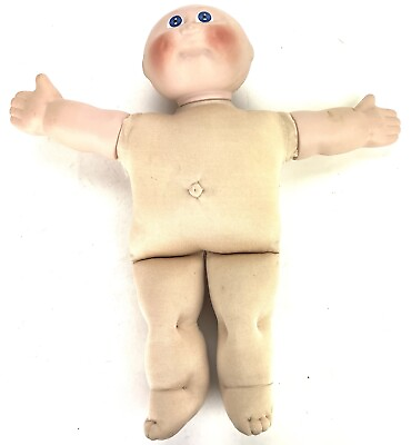#ad Vtg Jeffrey Nicholas Cabbage Patch Porcelain Doll Boy 1984 JND 867 No Clothes $16.48