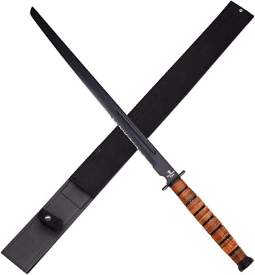#ad 28quot; WWII US Army Tanto Style Tactical Combat Sword with Sheath $39.99