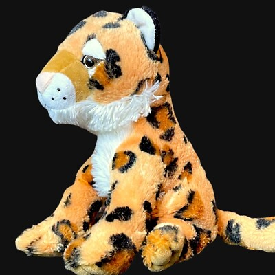 #ad Beautifully Detailed Realistic Leopard Super Soft 11quot; Plush Stuffed Animal Toy $17.95