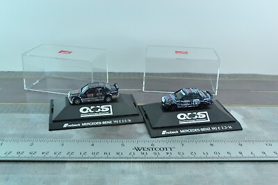 #ad Herpa Motor Sport 2X Mercedes 190E Racing Rally Car 1:87 Scale HO5412 $21.99