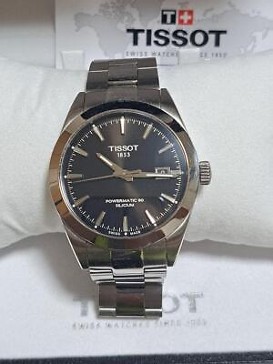 #ad Tissot Gentleman Powermatic 80 Silicium Date Vintage Men#x27;s Watch Used Swiss Made $609.76