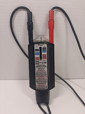 #ad Wiggy 6610 Square D AC DC Voltage Tester Electrican Tool Type VT 1 Series A 193F $44.95
