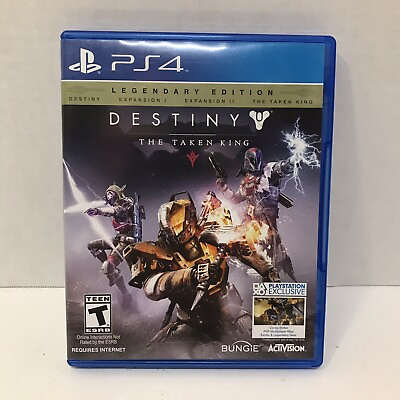 #ad Destiny: The Taken King Legendary Edition PS4 No Manual Excellent Disc Cond $9.00