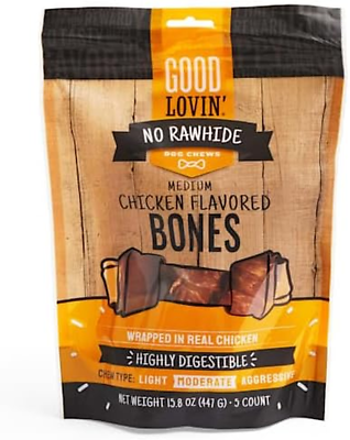 #ad #ad No Rawhide Medium Chicken Flavored Dog Bones 15.8 Oz. Count of 5 $19.99