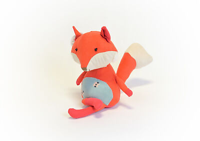 #ad Orange Fox Plush Toy Stuffed Animal Soft Toy For Birthday Cute Handmade By SHAD $14.99