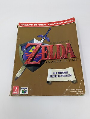 #ad Prima#x27;s Official Strategy Guide: The Legend of Zelda : Ocarina of Time N64 $29.50