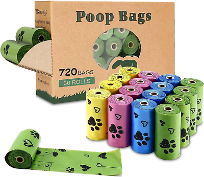 #ad 720 Bags Extra Thick Strong Leak Proof Dog Waste Bags for Dogs $32.87