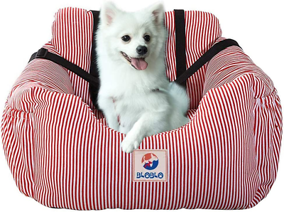 #ad Dog Car Seat Pet Booster Seat Travel Safety Seat Dog Bed for Car with Storage P $103.15