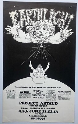 #ad Earthlight Project Artaud Poster Play 1971 $121.12